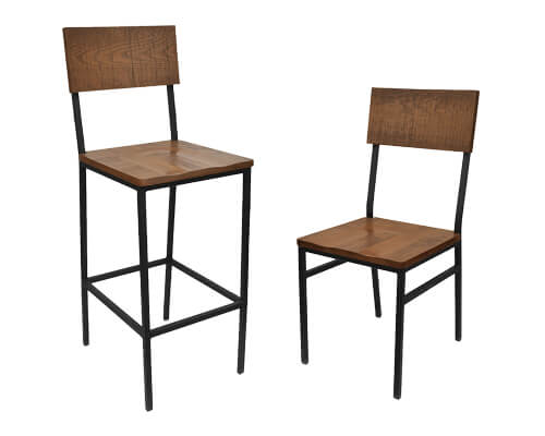 Henry Bar Stool and Chair